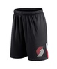 Men's Black Portland Trail Blazers Slice Shorts