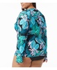 Plus Size Ava Zip Front Rash Guard