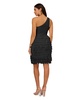 Women's Chiffon Feather Cocktail Dress 