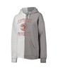 Women's Gray, White Florida State Seminoles Split Pullover Hoodie