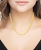 18K Gold Plated or Silver Plated Link Chain Necklace