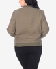 Plus Size Bomber Jacket