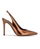 Women's Feather Pointy Toe Slingback Dress Pumps