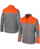 Men's Gray/Orange Miami Hurricanes Guard Full-Zip Jacket