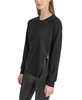 Women's Side-Zip Crewneck Pullover Top