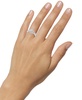 Cubic Zirconia Statement Ring in Sterling Silver