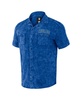 Men's Darius Rucker Collection by Royal Distressed Chicago Cubs Denim Team Color Button-Up Shirt