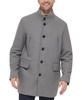 Men's Wool Twill Stand Collar Topper with Nylon Bib Coat