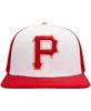 Men's White, Red Pittsburgh Pirates Strawberry Ice Cream Drip Snapback Hat