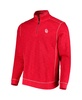 Men's Crimson Oklahoma Sooners Big Tall Tobago Bay Tri-Blend Quarter-Zip Sweatshirt