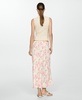 Women's Floral Midi Skirt