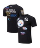 Men's Black Pittsburgh Steelers Championship T-shirt