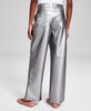 Women's Metallic Wide-Leg Pants, Created for Macy's