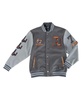 Men's and Women's Gray Star Wars Rebel Alliance Varsity Full-Snap Jacket