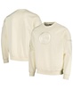 Men's Cream Chicago Cubs Neutral Drop Shoulder Pullover Sweatshirt