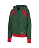 Women's Green Minnesota Wild Wishbone Half-Zip Hoodie