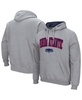 Men's Heather Gray Florida Atlantic Owls Arch Logo 3.0 Pullover Hoodie