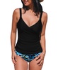 Women's Serene Land Tankini Top & Retro Ditsy Bottoms Set