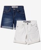 Toddler Boys Roll-Up Denim Shorts 2-Pack