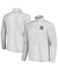 Men's Gray New York Yankees Delray Frond IslandZone Half-Zip Jacket