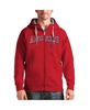 Men's Red Los Angeles Angels Team Logo Victory Full-Zip Hoodie