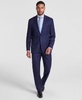 Men's Classic-Fit Pinstripe Wool-Blend Stretch Suit Separates