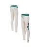 Men's Cream Boston Celtics Retro Classic Fleece Sweatpants