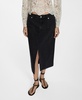 Women's Denim Midi-Skirt