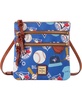 Women's Toronto Blue Jays Game Day Triple Zip Crossbody Purse