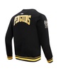 Men's Black Pittsburgh Penguins Crest Emblem Pullover Sweatshirt