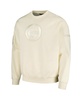 Men's Cream Chicago Cubs Neutral Drop Shoulder Pullover Sweatshirt