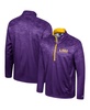 Men's Purple LSU Tigers The Machine Half-Zip Jacket