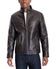 Men's Perforated Faux Leather Moto Jacket, Created for Macy's