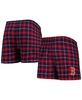 Men's Navy, Red Boston Red Sox Ledger Flannel Boxers