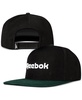 Men's Logo Embroidered Flat-Brim Snapback Hat