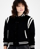 Women's Varsity Striped Bomber Jacket