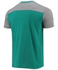 Men's Aqua, Gray Miami Dolphins Field Goal Slub T-shirt