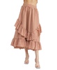 Women's Juni Tiered-Ruffle Gingham Midi Skirt