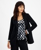 Women's Rhinestone-Cuff Open-Front Blazer, Created for Macy's