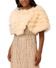 Women's Embellished Faux-Fur Capelet Wrap