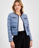 Women's Tweed Open-Front Jacket, Exclusively at Macy's