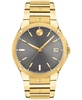 Men's Se Swiss Quartz Yellow PVD Bracelet Watch 41mm