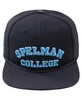 Men's Black Spelman College Jaguars Arch Over Logo Evergreen Snapback Hat