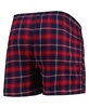 Men's Navy, Red Boston Red Sox Ledger Flannel Boxers