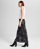 Women's Printed Maxi Slip Skirt, Exclusively at Macy's