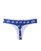 Women's Royal Los Angeles Rams Gauge Allover Print Knit Thong