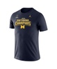 Men's Brand Navy Michigan Wolverines College Football Playoff 2023 National Champions Legend Performance T-shirt