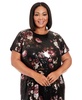 Plus Size Bloom Sequined Shift Dress