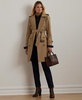 Petite Belted Water-Resistant Trench Coat