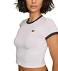 Women's Cropped Ringer Baby T-Shirt